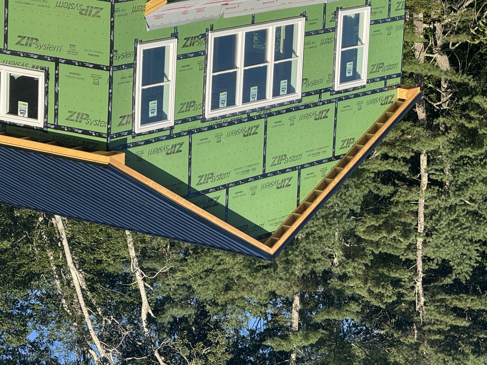 Custom home build in progress — Langone Site Services, Maine & New Hampshire