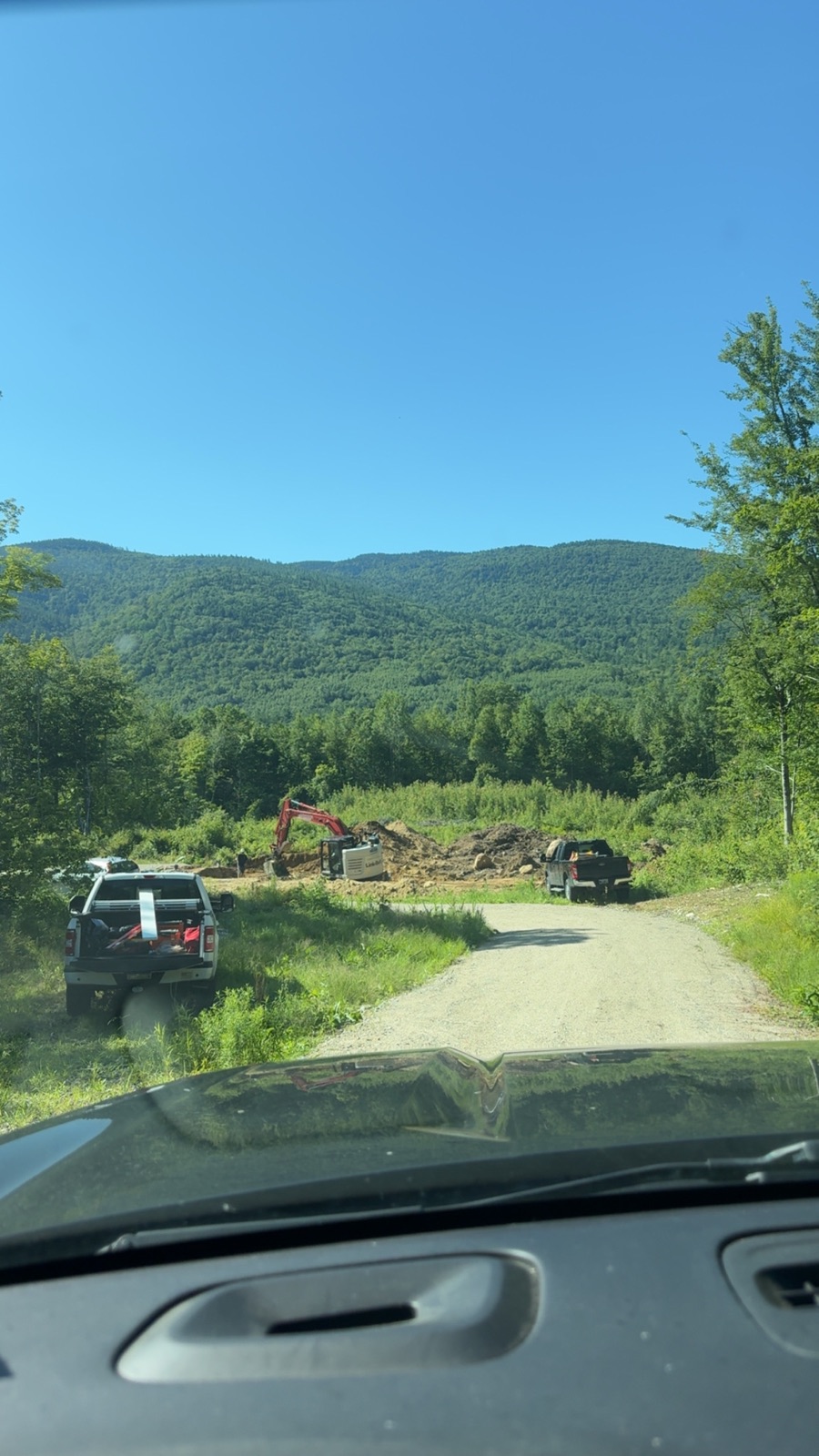 Custom home build in progress — Langone Site Services, Maine & New Hampshire